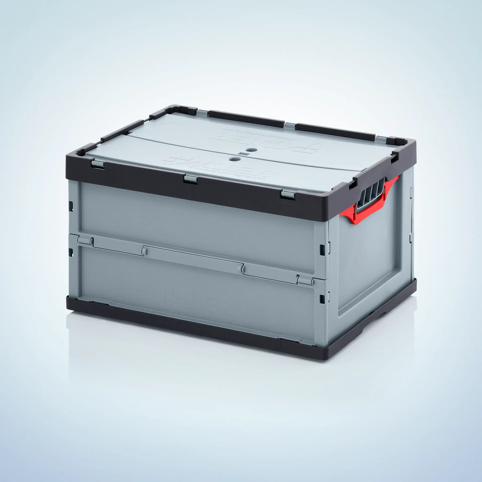 Die praktische Faltbox von Auer zur sinnvollen Ergänzung zu unseren Lastenanhängern von Berkel-Trailer.