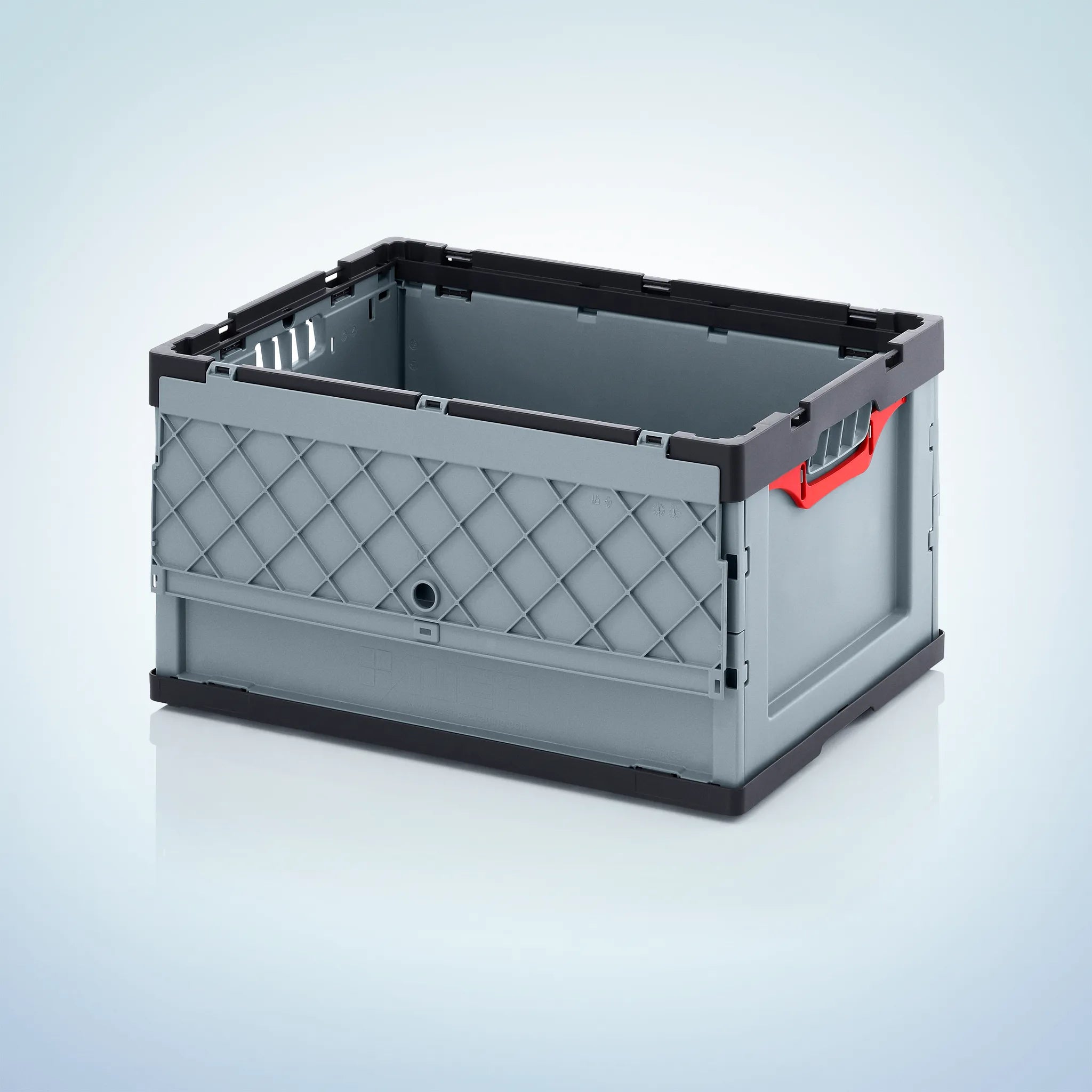 Die praktische Faltbox von Auer zur sinnvollen Ergänzung zu unseren Lastenanhängern von Berkel-Trailer.